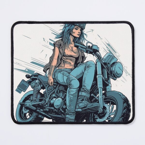Item preview, Biker girl - swoosh style designed and sold by Istarfal.