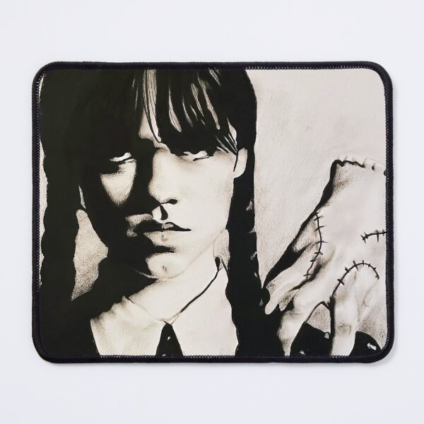 Item preview, Wednesday Addams & Thing Charcoal Art designed and sold by tombobmack.