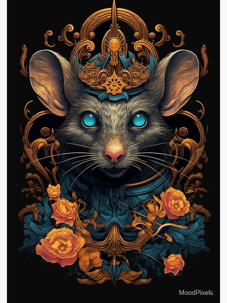 Chinese Zodiac Sign Year of the Rat Poster