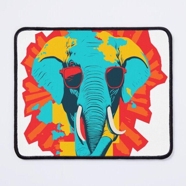 Item preview, Funky Elephant designed and sold by VectorWarehouse.
