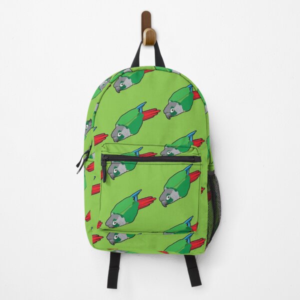 Item preview, Look at Me! I can hang time with the best of them, Green Cheek Conure Parrot designed and sold by StuffInBetween.