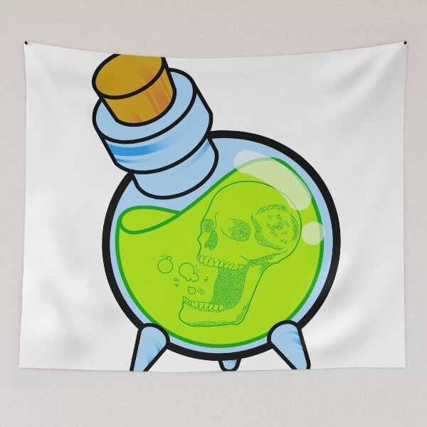 Item preview, Skull in a bottle designed and sold by MixedUpRealGood.