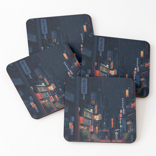 Item preview, Tokyo street at night  designed and sold by megojamal.