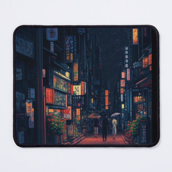Item preview, Tokyo street at night designed and sold by megojamal.