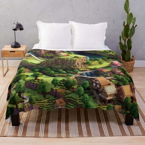 Item preview, Minecraft Pattern designed and sold by SpicyGraphicArt.