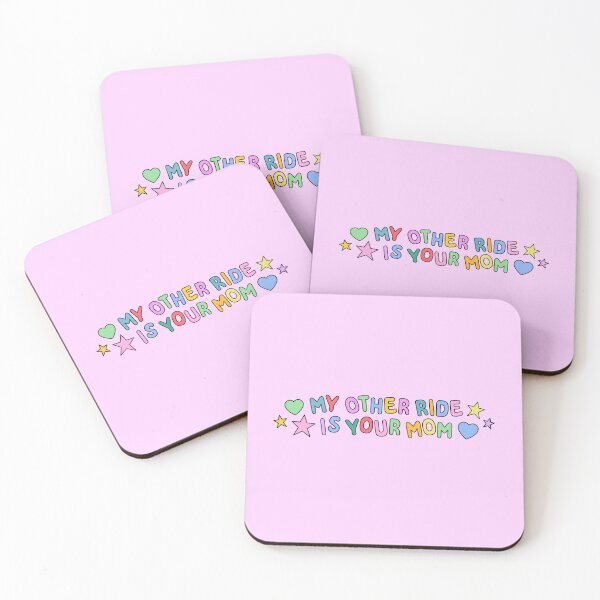 Item preview, My Other Ride is Your Mom Rainbow Typography designed and sold by stoicjimny.