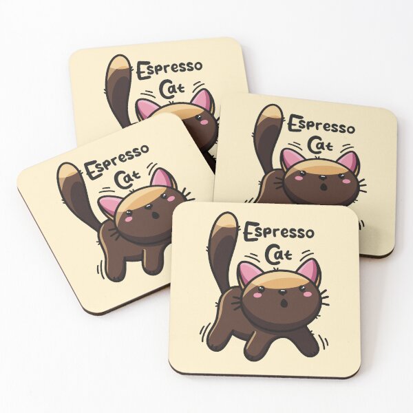 Item preview, Espresso Cat designed and sold by Laura-D-Art.
