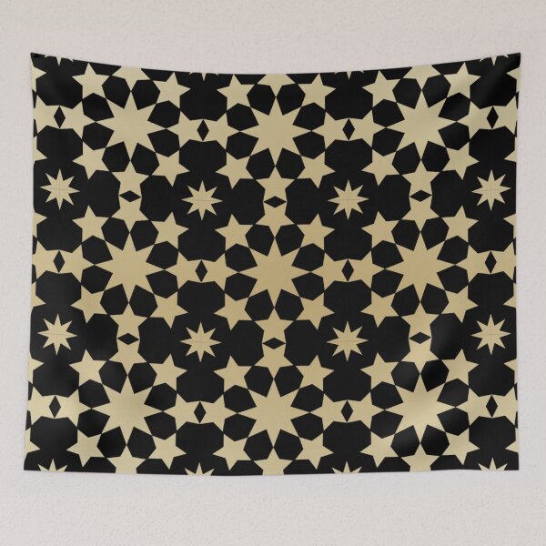 Item preview, "Mystic Geometric Gold: Egyptian Wedding Star - Vibrant Prints for Stylish Accessories" designed and sold by SoulthreadzStudio.