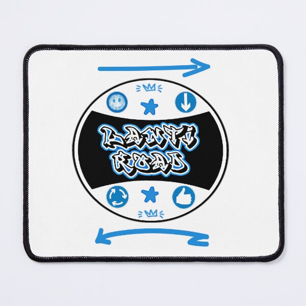 Item preview, LANTI ROAD GRAFFITI BLUE designed and sold by BRIAN PIERRE-ALEXANDER.