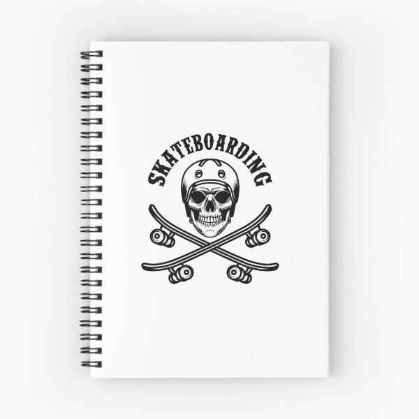Artikelvorschau, Skateboarder skull with crossed skateboards.  entworfen und verkauft von Vectorhight.