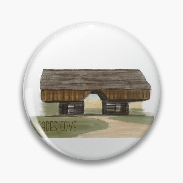Item preview, Cantilever Barn Cades Cove Tennessee designed and sold by Cornflowersart.