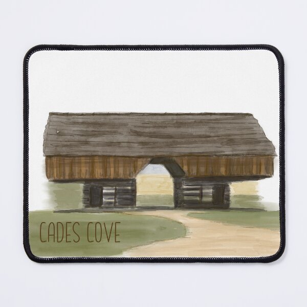 Item preview, Cantilever Barn Cades Cove Tennessee designed and sold by Cornflowersart.