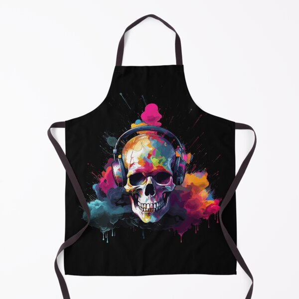 Item preview, Street Art Skull Rainbow Explosion Colorful Skull Art designed and sold by BrobocopPrime.