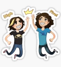 Game Grump High Five Sticker
