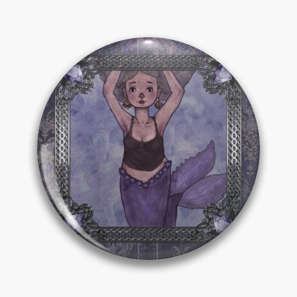 Item preview, Amethyst Mermaid (card design) designed and sold by nonsenseflower.