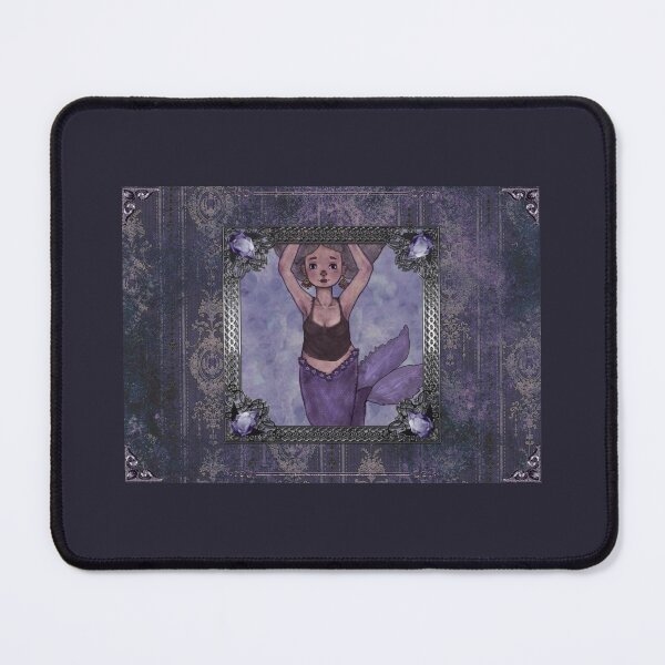 Item preview, Amethyst Mermaid (card design) designed and sold by nonsenseflower.