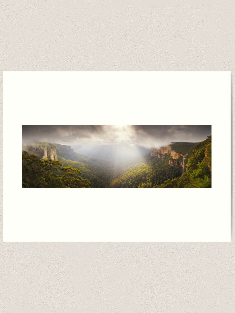 Alternate view of Govetts Leap Awakens, Blue Mountains, New South Wales, Australia Art Print
