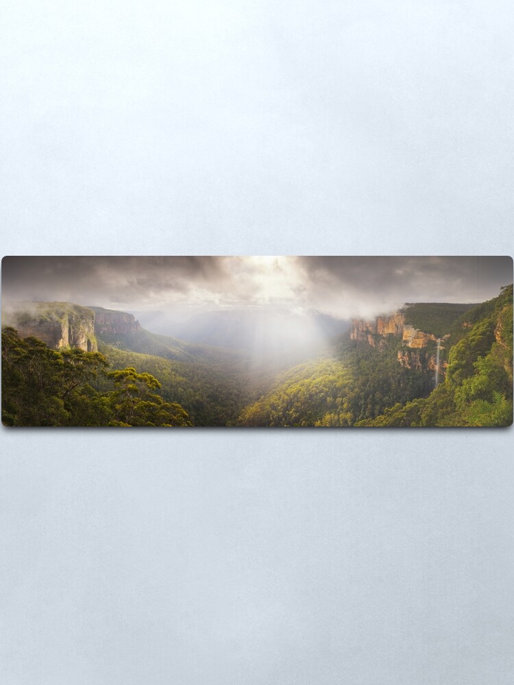 Alternate view of Govetts Leap Awakens, Blue Mountains, New South Wales, Australia Metal Print