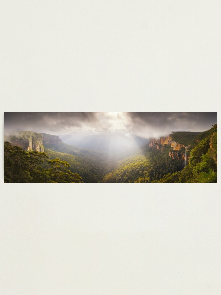 Alternate view of Govetts Leap Awakens, Blue Mountains, New South Wales, Australia Photographic Print