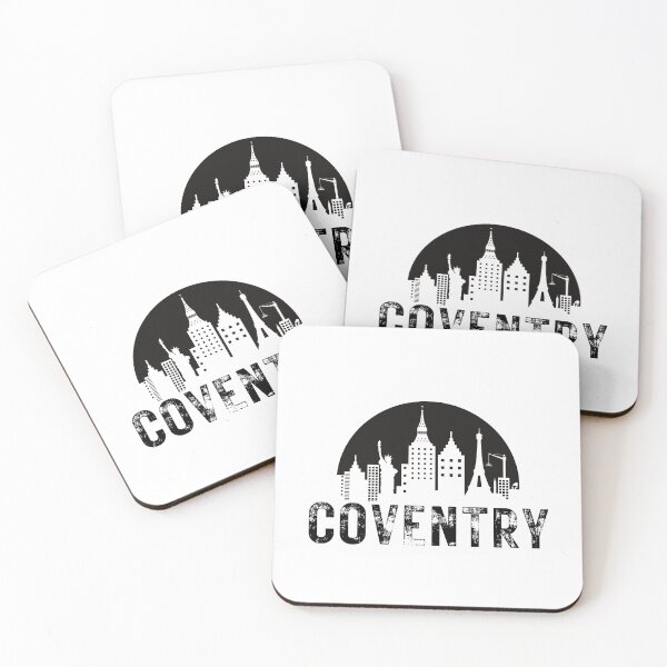 Artikelvorschau, Coventry City, T-Shirt, Aufkleber. entworfen und verkauft von Fashion Lovers Hub.
