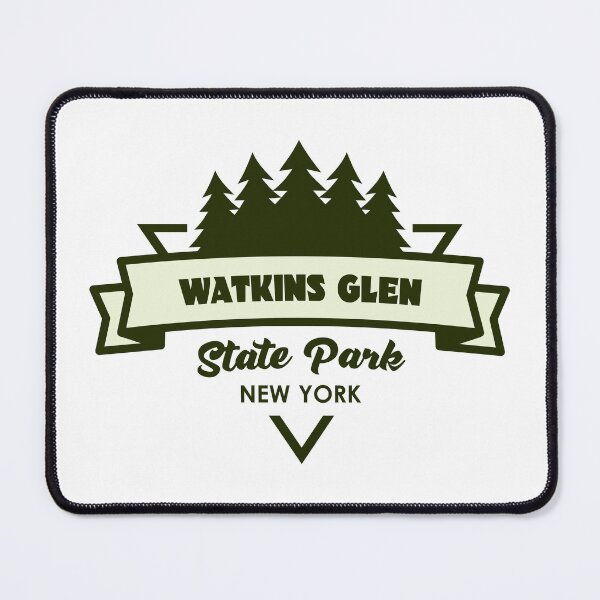 Item preview, Watkins Glen State Park New York Trees And Ribbon designed and sold by bivenart.