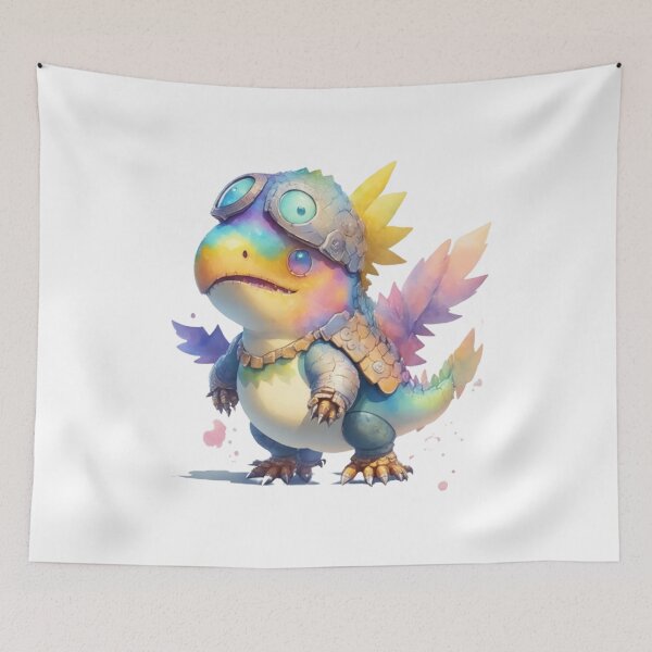 Item preview, A time-traveling dinosaur reveals future secrets, connecting past and present. designed and sold by mefirefire.