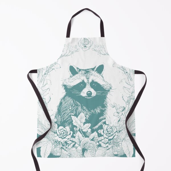 Item preview, Stamped Raccoon Emerald - Vintage Illustration designed and sold by Happy Mood Design.