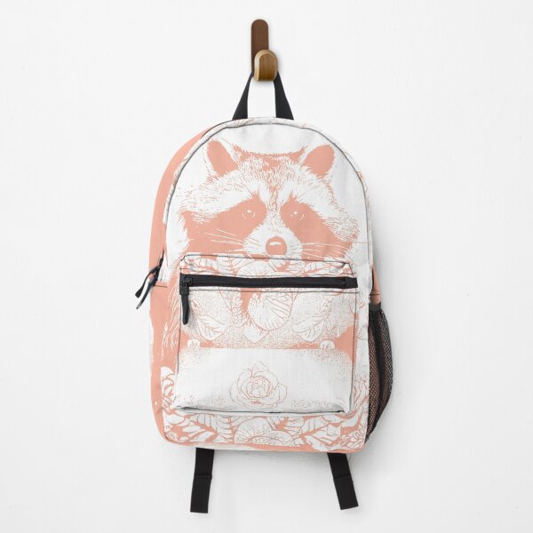 Item preview, Stamped Raccoon Coral - Vintage Illustration designed and sold by Happy Mood Design.