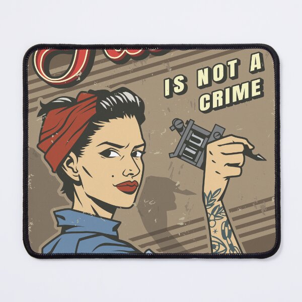 Item preview, tattoo is not a crime designed and sold by Casablanca111.