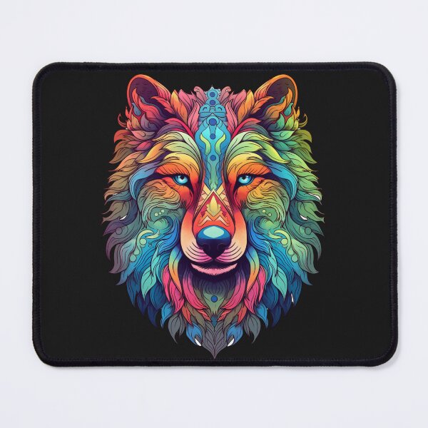Item preview, Amazing colorful wolf Style designed and sold by KaozTempest.