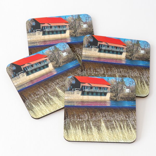Item preview, The Red Roof Pumphouse designed and sold by CreationsByKeri.