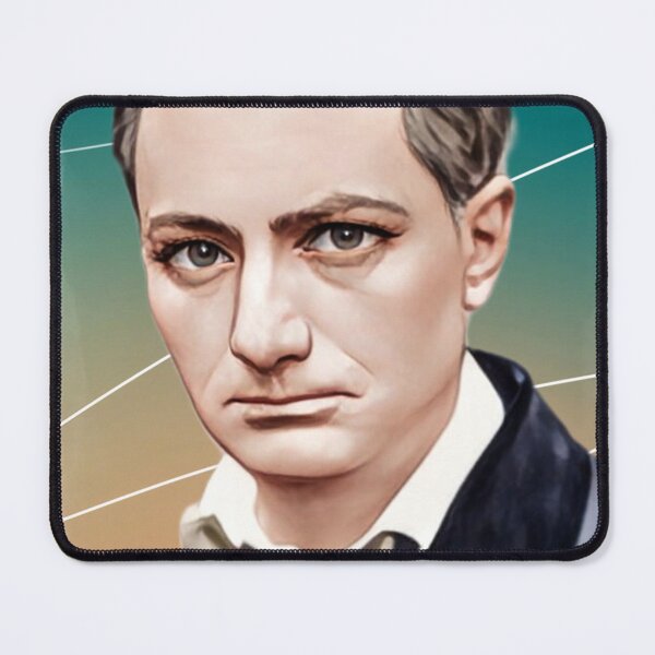 Item preview, French poet Charles Baudelaire Illustration designed and sold by Litstoy.