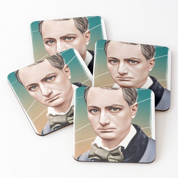 Item preview, French poet Charles Baudelaire Illustration designed and sold by Litstoy.