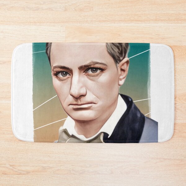 Item preview, French poet Charles Baudelaire Illustration designed and sold by Litstoy.