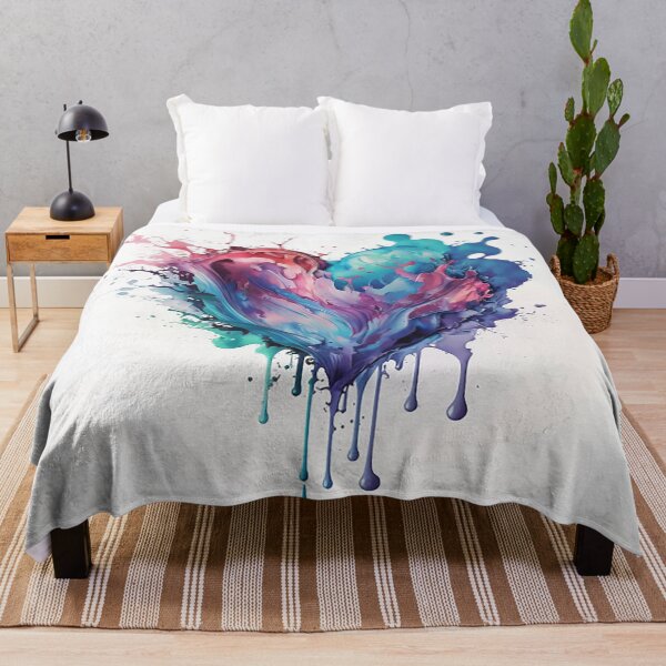 Item preview, Dripping Watercolor Heart 3 designed and sold by StruckByLight.