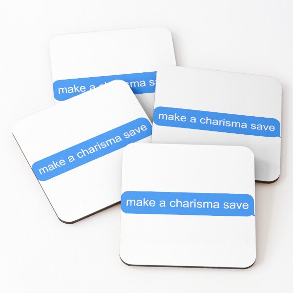 Item preview, Make a Charisma save cuteAF designed and sold by CuteAFdesigns.
