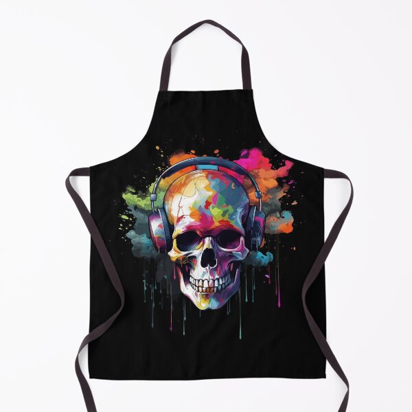 Item preview, Skull Explosion Colorful Paint Cloud Graffiti Street Art designed and sold by BrobocopPrime.