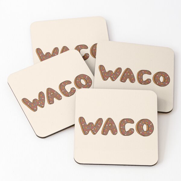Item preview, Waco City Shaped Like Chocolate Donuts  designed and sold by DonutsWords.