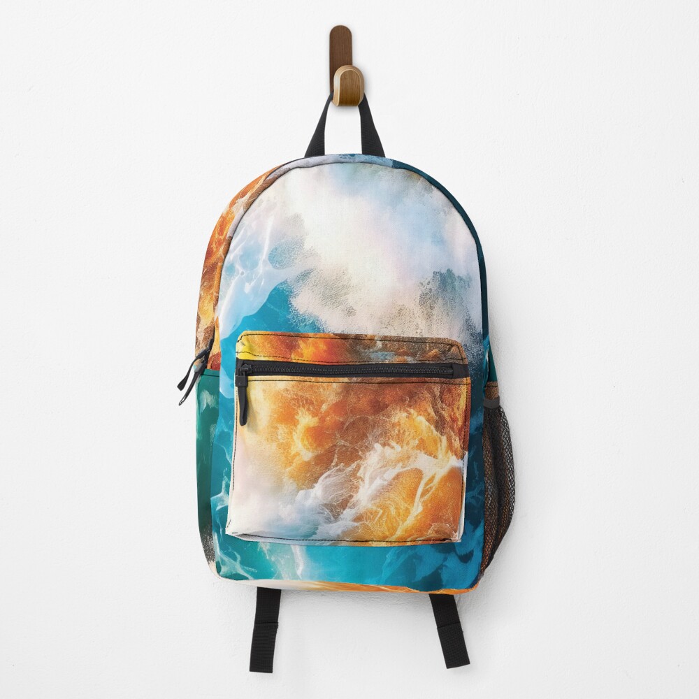 Vista previa del artículo con la obra «Mochila», diseñado y vendido por AdrianGrosu.