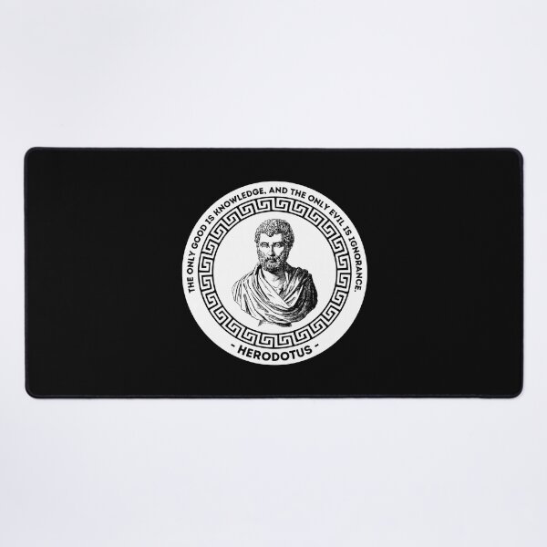 Item preview, Herodotus Goodness and Knowledge Circle Quote designed and sold by Cleanthes.