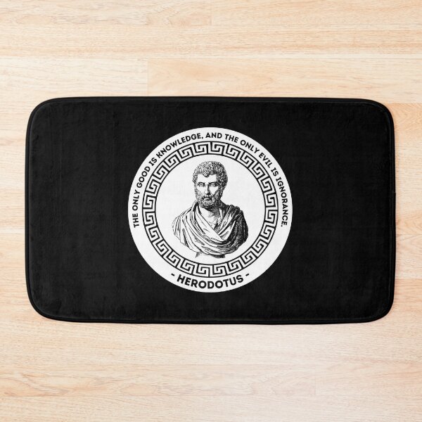 Item preview, Herodotus Goodness and Knowledge Circle Quote designed and sold by Cleanthes.