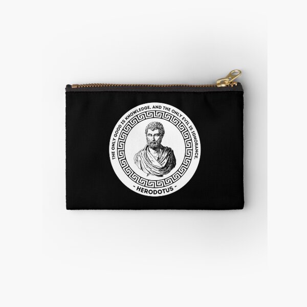 Item preview, Herodotus Goodness and Knowledge Circle Quote designed and sold by Cleanthes.