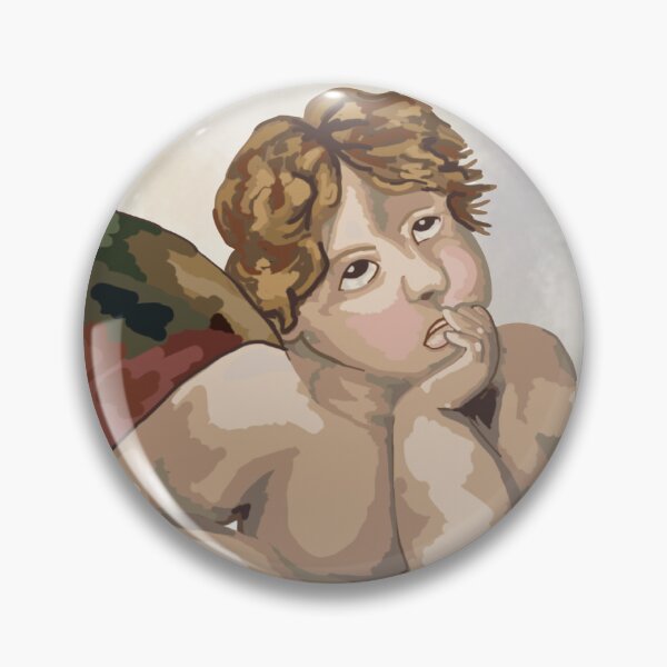 Item preview, Sistine Madonna Two Cherubs Renaissance Painting Digital Drawing designed and sold by Ellora  Roy.