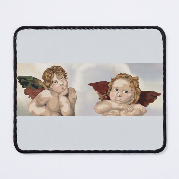 Item preview, Sistine Madonna Two Cherubs Renaissance Painting Digital Drawing designed and sold by Ellora Roy.