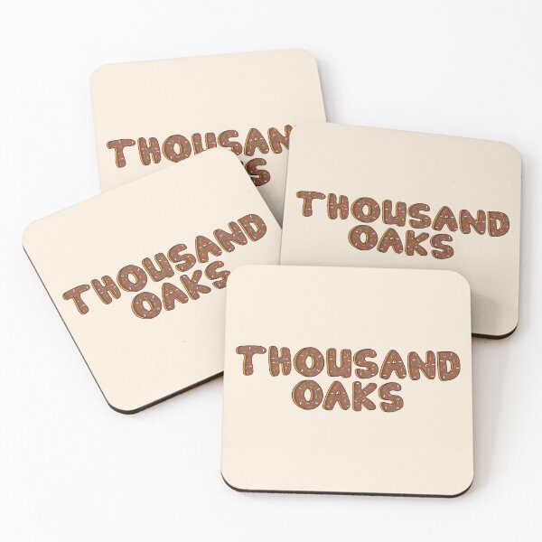 Item preview, Thousand Oaks City Shaped Like Chocolate Donuts  designed and sold by DonutsWords.