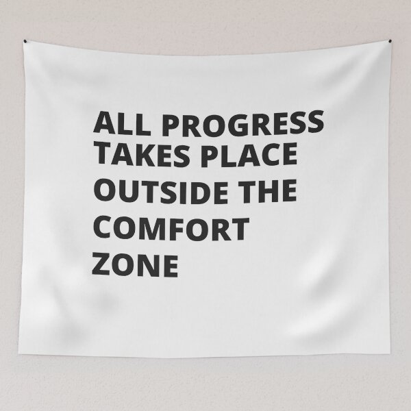 Item preview, all progress takes place outside the comfort zone designed and sold by Yaa2.