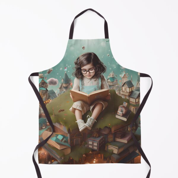 Item preview, A girl with her book designed and sold by Monkey-Bar.