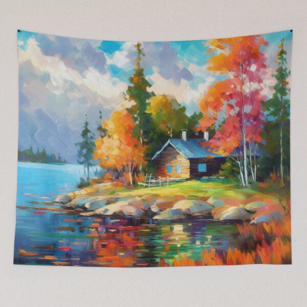 Item preview, Autumn Cabin 1 designed and sold by Dawn van Doorn.
