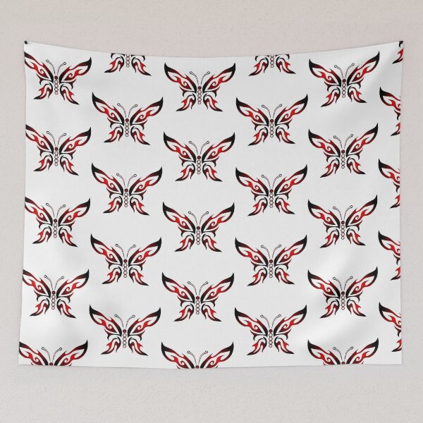 Item preview, Cyber butterfly. Robotic butterfly and tattoo style in red and black. designed and sold by Kminos.
