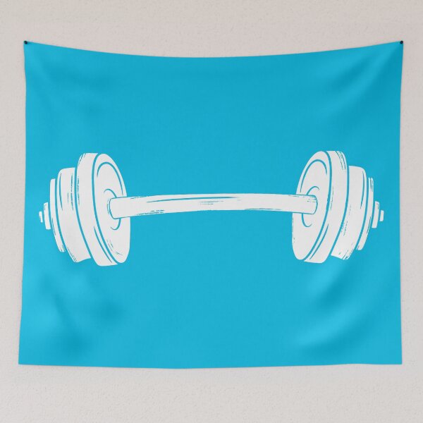 Item preview, Rustic Strength Distressed Barbell Fitness Artwork designed and sold by ShutterStudios.